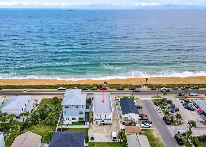 Ocean Front Flagler Beach Sleeps 5 People